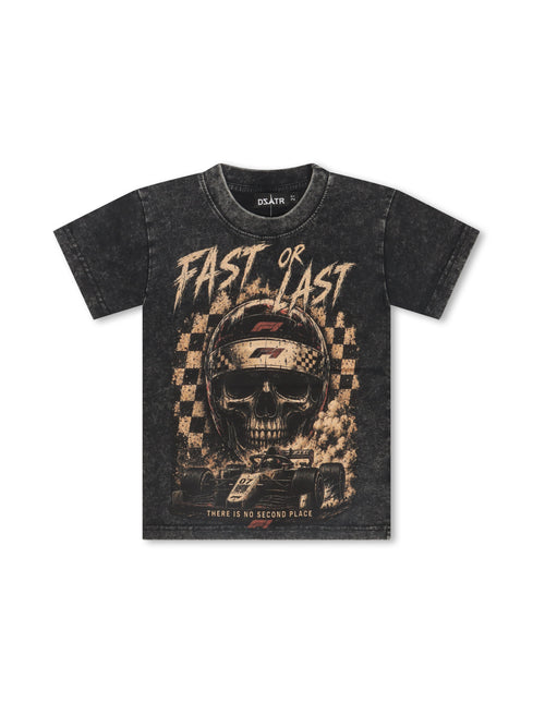 Disaster Kids Fast or Last Tee - Black