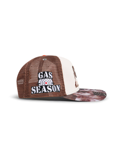 GasNYC Duck Hunter Trucker Hat - Beige/Camo