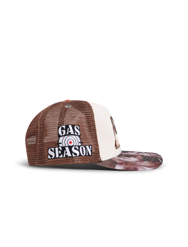 GasNYC Duck Hunter Trucker Hat - Beige/Camo