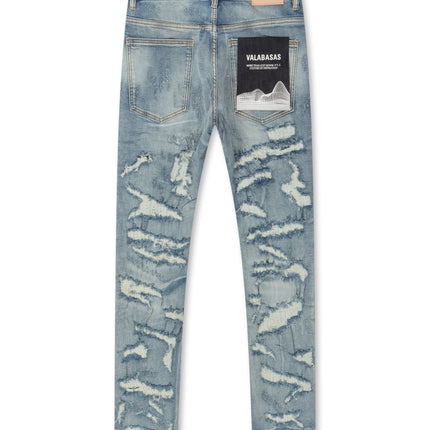Valabasas Payload Skinny Jean - Light Blue Wash