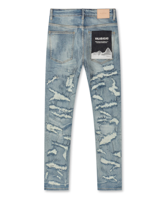 Valabasas Payload Skinny Jean - Light Blue Wash