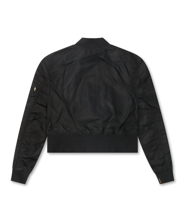 New Era Womens LA Dodgers Alpha Jacket - Black/Gold
