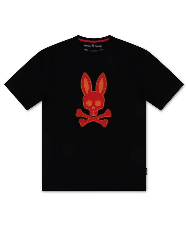 Psycho Bunny Wellington Graphic Tee - Black - Denim Exchange 