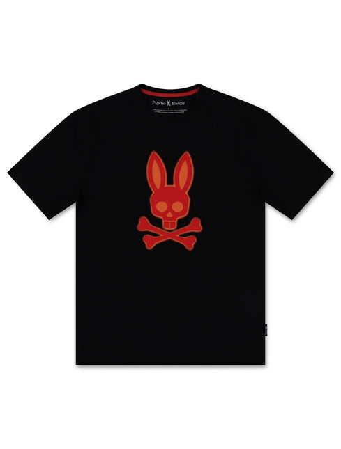 Psycho Bunny Wellington Graphic Tee - Black - Denim Exchange 