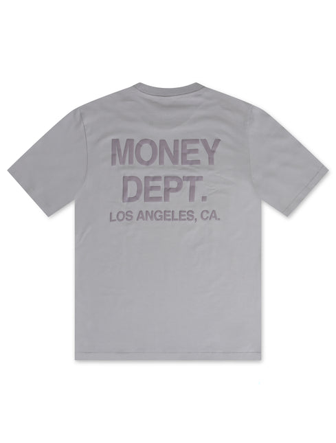 Money Dept. Los Angeles Heavyweight Tee - Gray/Lavender