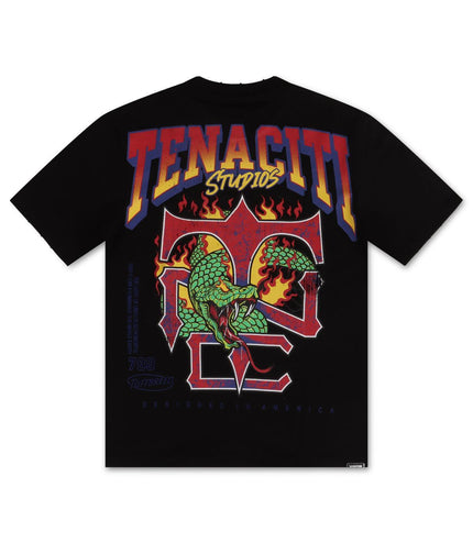 Tenaciti TC Fire Tee - Black - Denim Exchange 