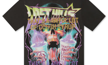 Lost Hills x ALOCS Skully Tee - Charcoal - denim exchange