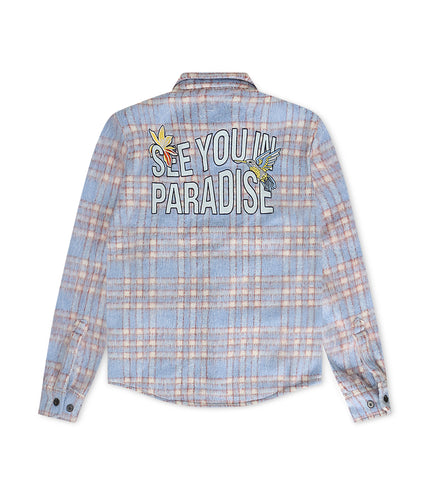 Jordan Craig Kids See You In Paradise Sherpa Jacket - Sky Blue