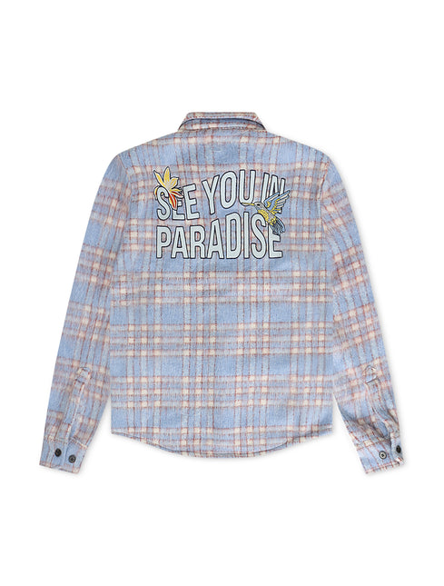 Jordan Craig Kids See You In Paradise Sherpa Jacket - Sky Blue