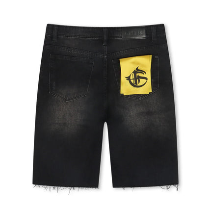 GFTD Dreams Jort - Black Wash