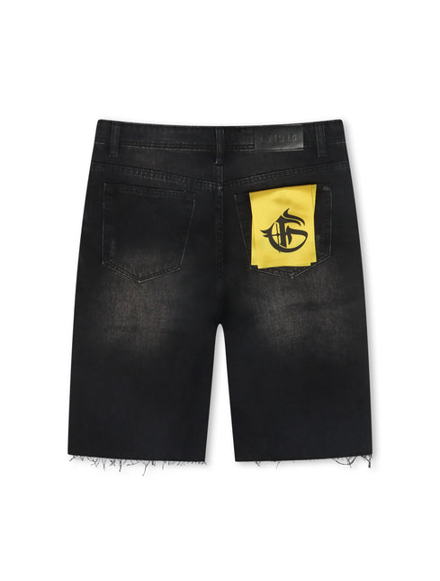 GFTD Dreams Jort - Black Wash