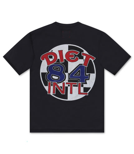 DIET STARTS MONDAY '84 INTL TEE - VINTAGE BLACK DIETSTARTSMONDAY