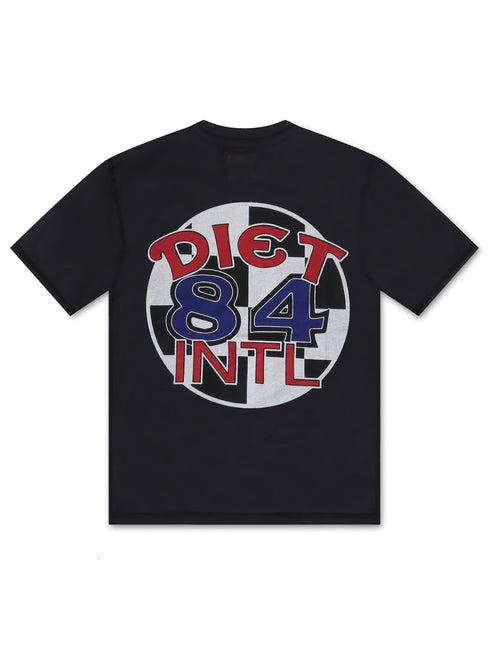 DIET STARTS MONDAY '84 INTL TEE - VINTAGE BLACK DIETSTARTSMONDAY