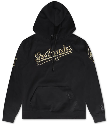 Pro Standard Dodgers Dk Hoodie - Black & Gold