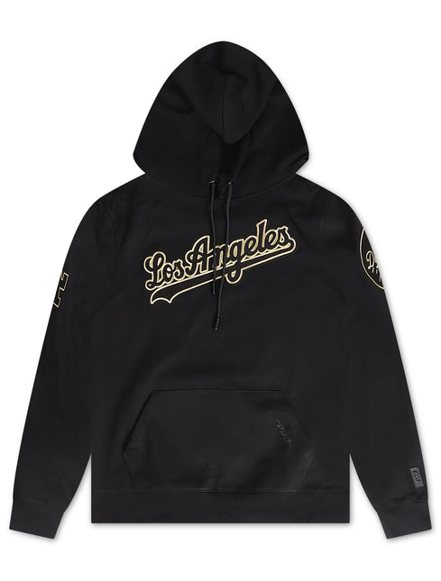 Pro Standard Dodgers Dk Hoodie - Black & Gold