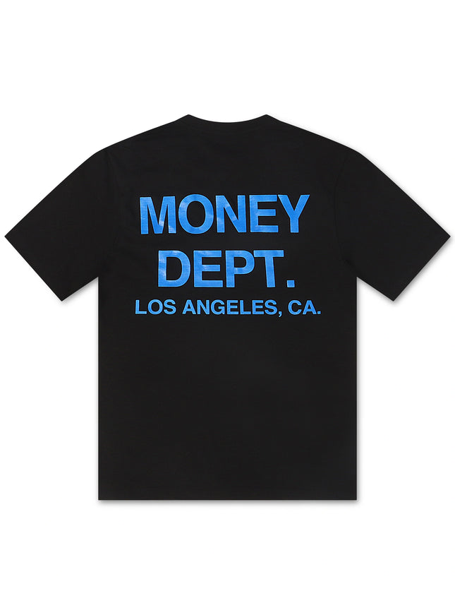 Money Dept. Los Angeles Heavyweight Tee - Black/Blue