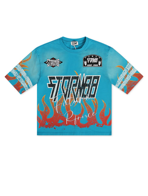 Kleep Senka Single Knit Tee - Aqua