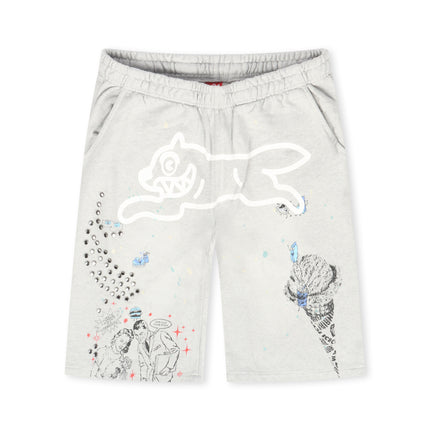 Icecream Milk Shake Terry Short - Heather Grey