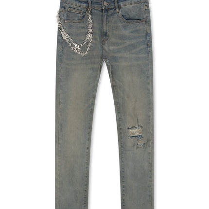 Melee V12 Jean - Blue Oil Wash