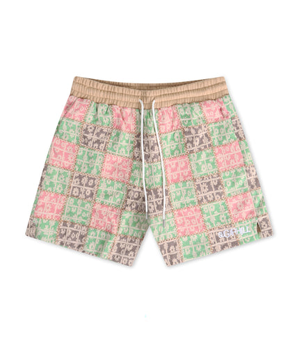 Sugarhill Blocka Shorts - Multicolor - Denim Exchange USA