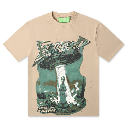 Starseed Here On A Mission Tee - Beige