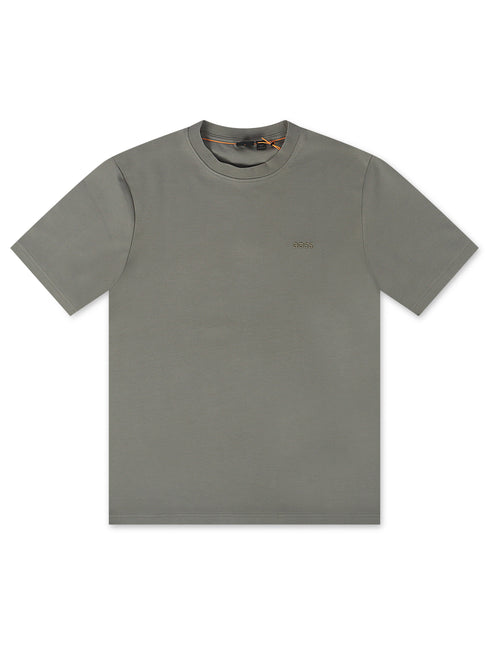 Boss Orange Interlock Tee - Open Gray