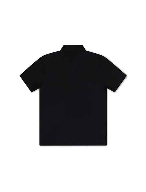 Boss Kids Contrast Polo - Black