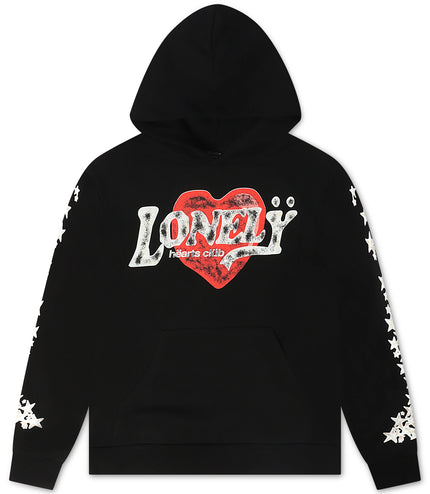 Lonely Hearts Love Me Forever Hoodie - Black