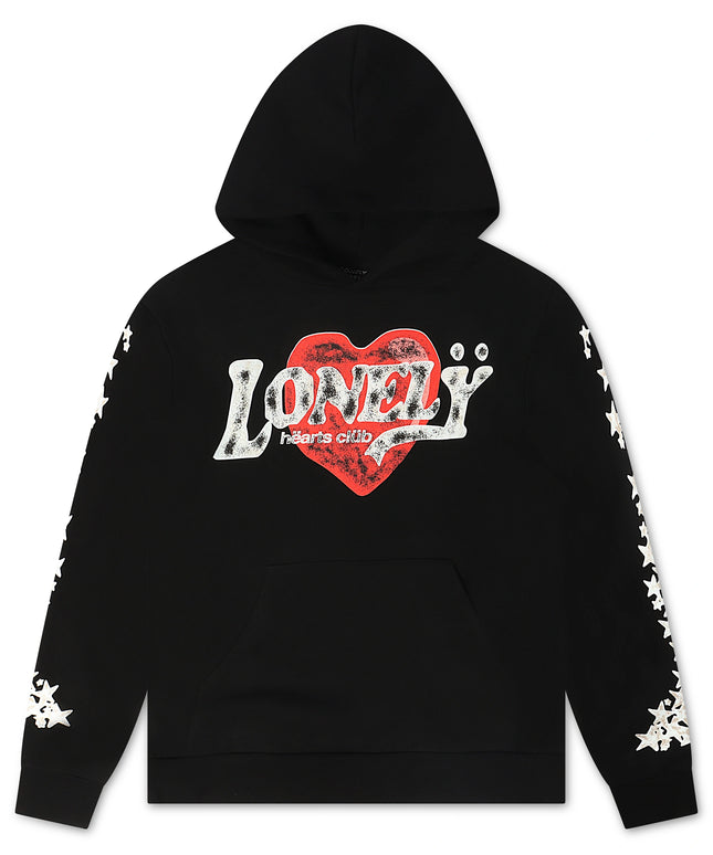 Lonely Hearts Love Me Forever Hoodie - Black