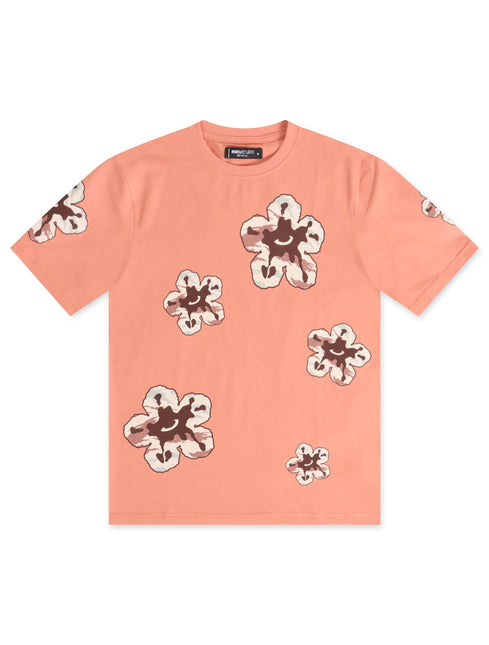 Roku Studio Earthtone Tear Tee - Salmon - Denim Exchange 