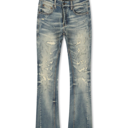 Valabasas Hibet Stacked Jeans - Vintage Blue