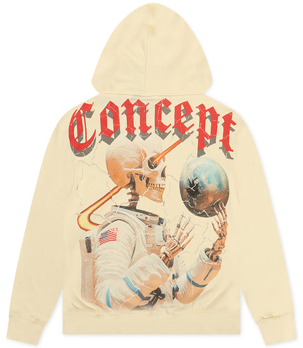 Concept LA Astronaut Hoodie - Cream Wash
