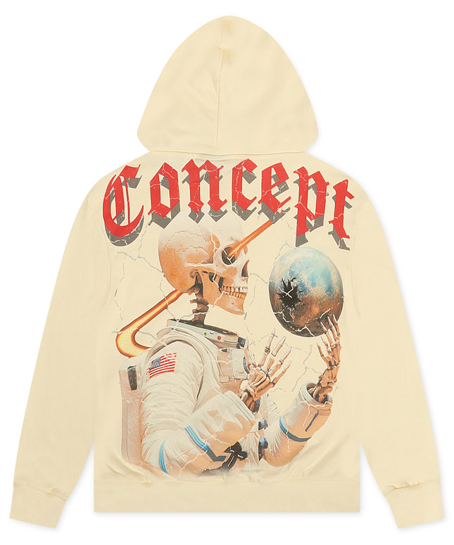 Concept LA Astronaut Hoodie - Cream Wash
