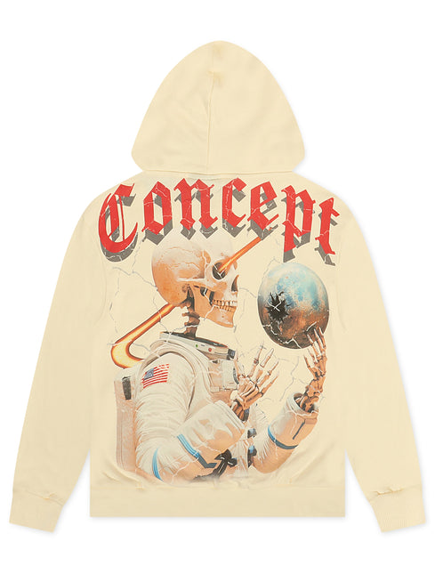 Concept LA Astronaut Hoodie - Cream Wash