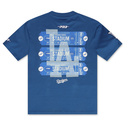 Pro Standard Los Angeles Dodgers Stadium Ticket Tee - Dark Blue