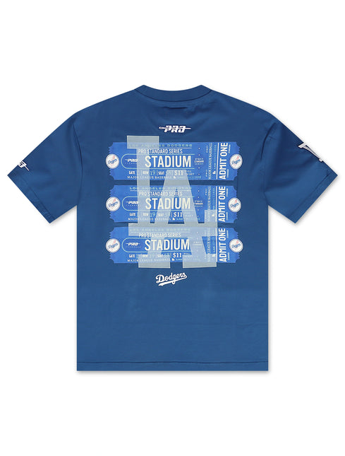 Pro Standard Los Angeles Dodgers Stadium Ticket Tee - Dark Blue