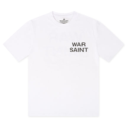 Warsaint LA Script Tee - White/Black