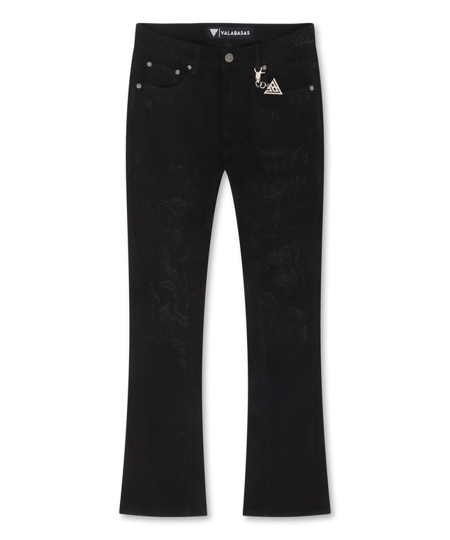 Valabasas Vin Stacked Denim - Jet Black