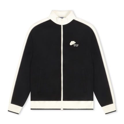 Nike Womens Studio Fleece Run Club Track Jacket - Black