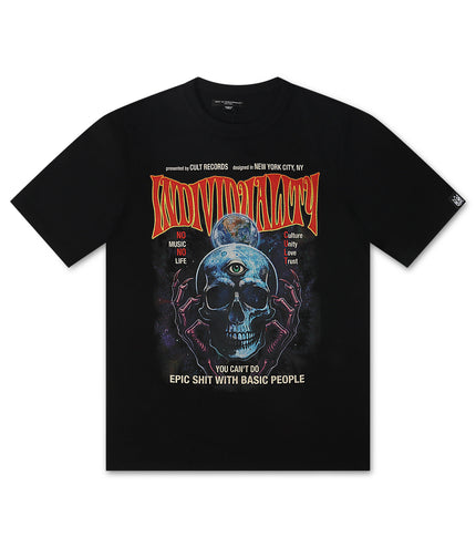 Cult Of Individuality Psychedelic Crew Tee - Black