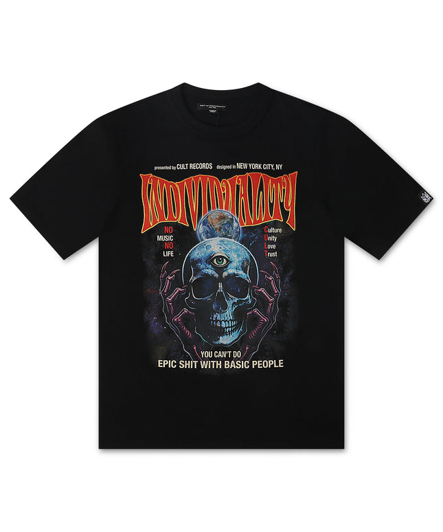Cult Of Individuality Psychedelic Crew Tee - Black