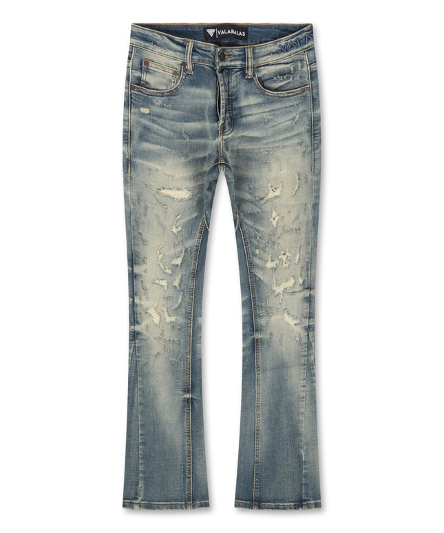 Valabasas Hibet Stacked Jeans - Vintage Blue