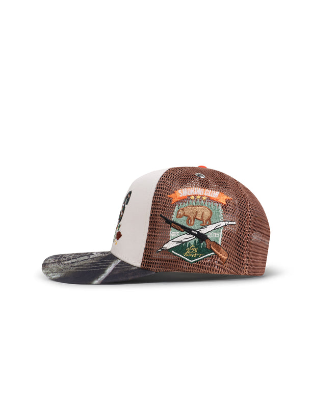 GasNYC Duck Hunter Trucker Hat - Beige/Camo