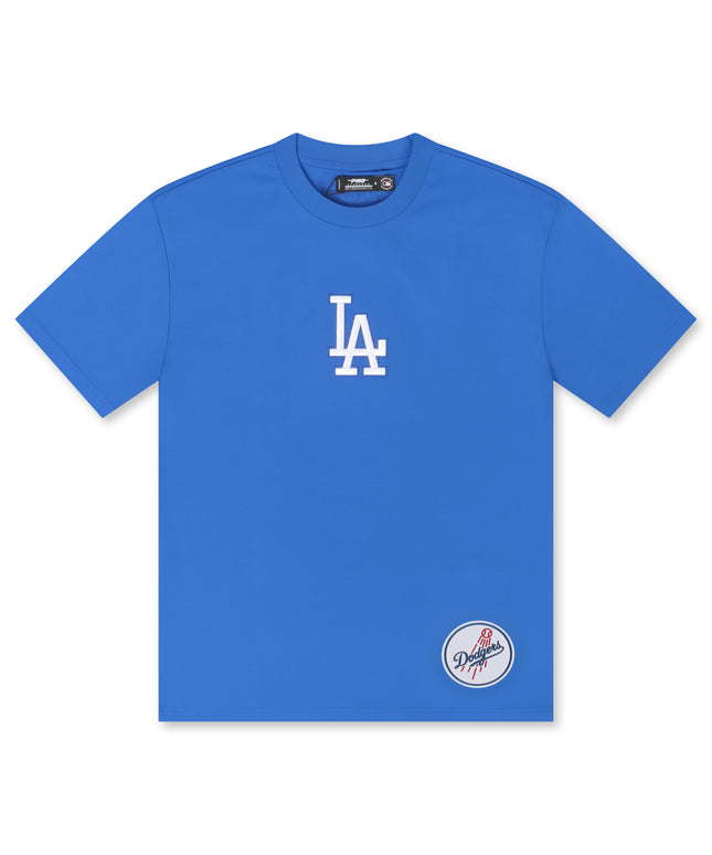 Pro Standard La Dodgers Wingspan Drop Shoulder Tee - Royal Blue
