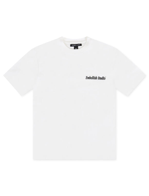 Embellish Studio Tee - White - Denim Exchange 