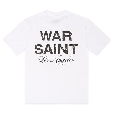 Warsaint LA Script Tee - White/Black