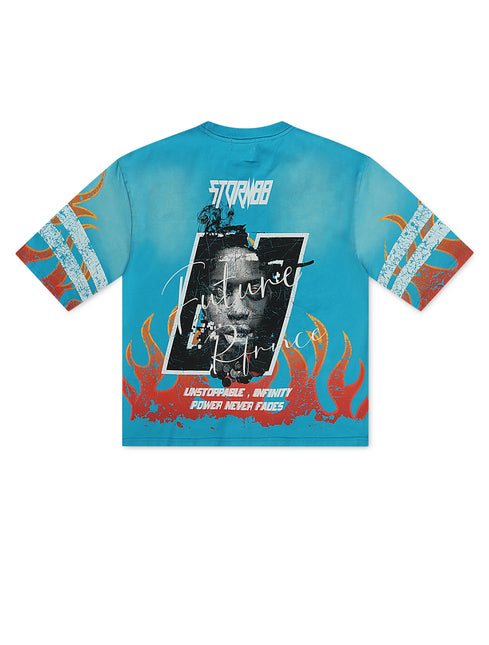 Kleep Senka Single Knit Tee - Aqua