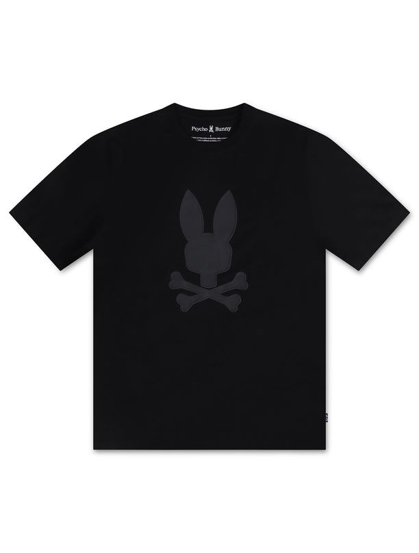 PSYCHO BUNNY HOUSTON GRAPHIC TEE - BLACK PSYCHO BUNNY