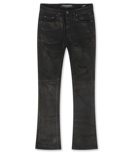 Valabasas Nitrous Stacked Jean - Black Waxed
