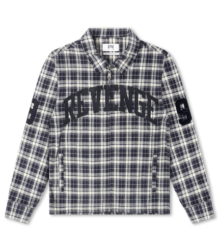 Revenge Valkyrie Embroidered Flannel - Navy
